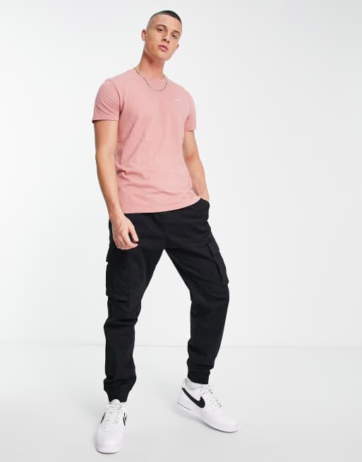 Hollister - Rosa t-shirt med logoikon, 4 af 4
