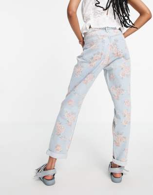 hollister floral jeans