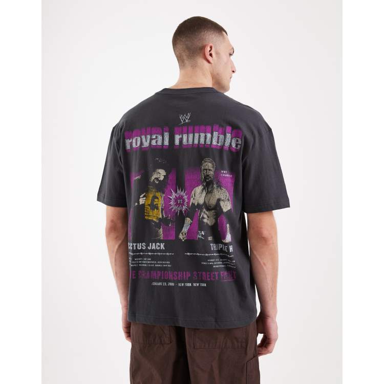Hollister royal rumble graphic t-shirt in grey | ASOS