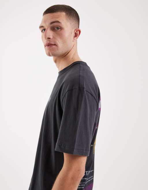 Hollister royal rumble graphic t-shirt in grey, 5 of 5