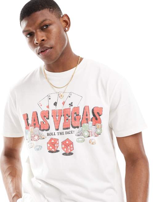 Hollister - Ruimvallend T-shirt met Montana-print in wit 