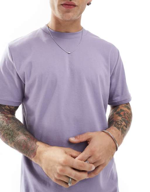 Hollister - Ruimvallend verkoelend T-shirt in paars, 3 van 4