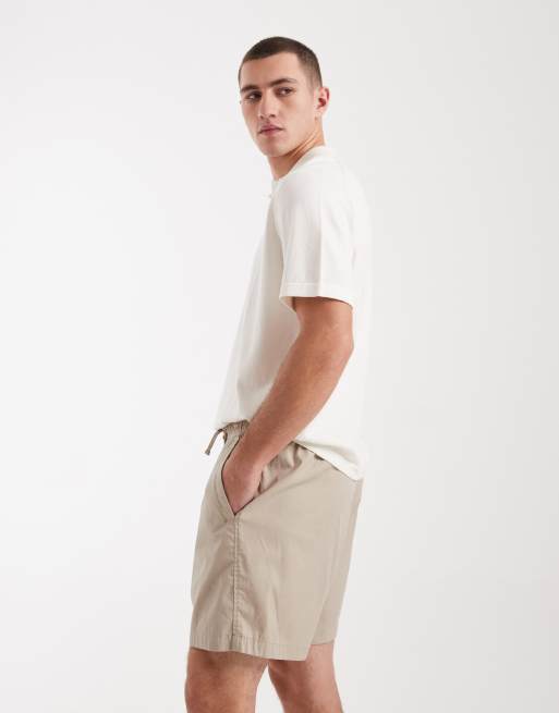 Hollister - Sandfarvede twill-shorts, 3 af 5