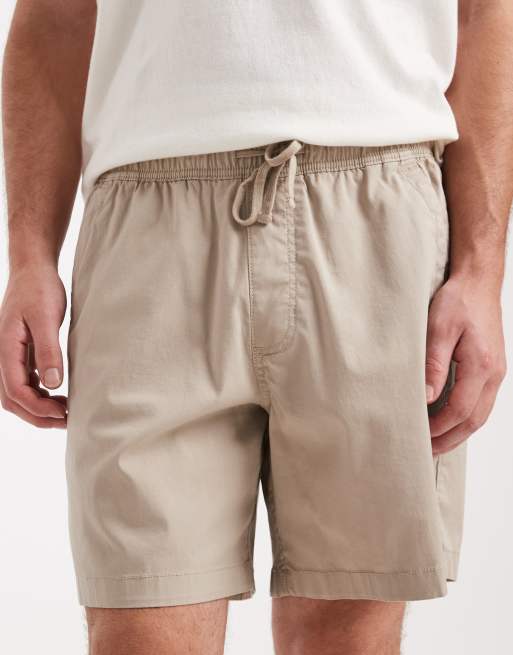 Hollister - Sandfarvede twill-shorts, 5 af 5