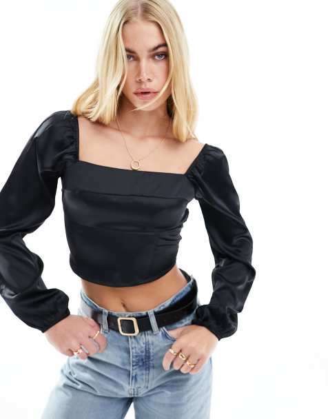 Page 6 - Black Long Sleeve Tops for Women