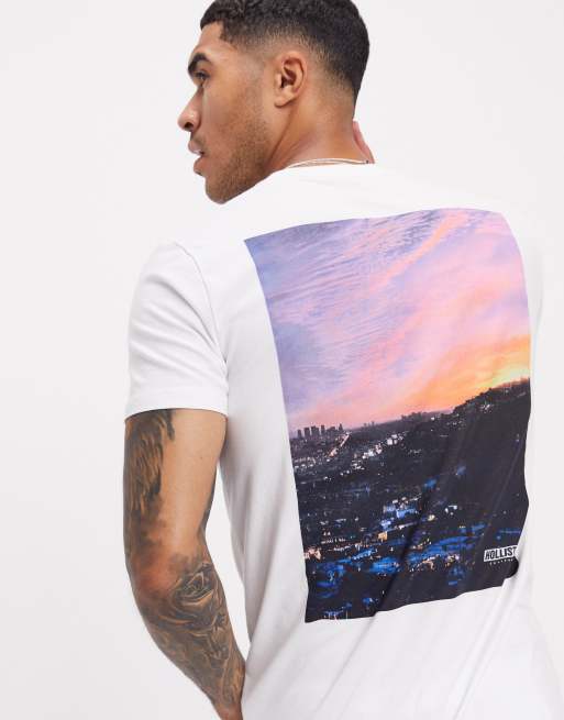 Hollister tee shirt homme best sale