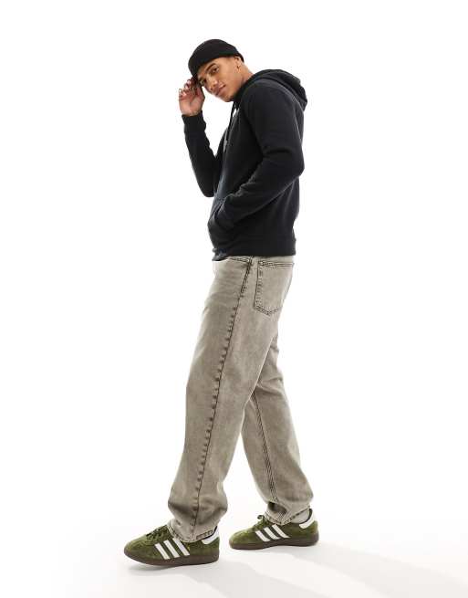 Hollister – Schwarzer Kapuzenpullover mit Logo