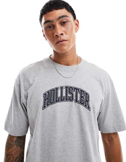 Hollister t shirt grau shop