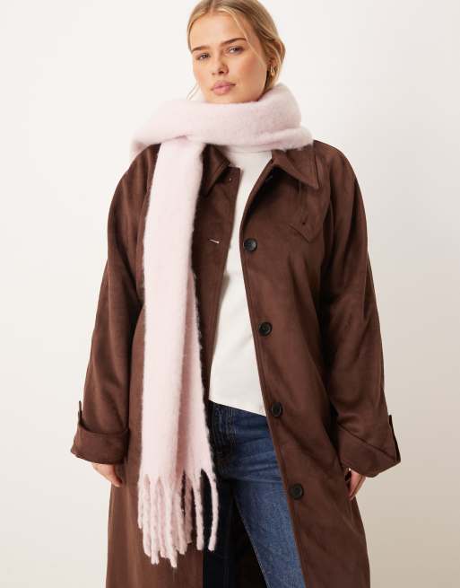 Hollister - Sciarpa morbida con nappe rosa