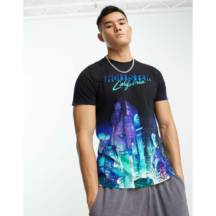 Hollister printed logo graphic tee online