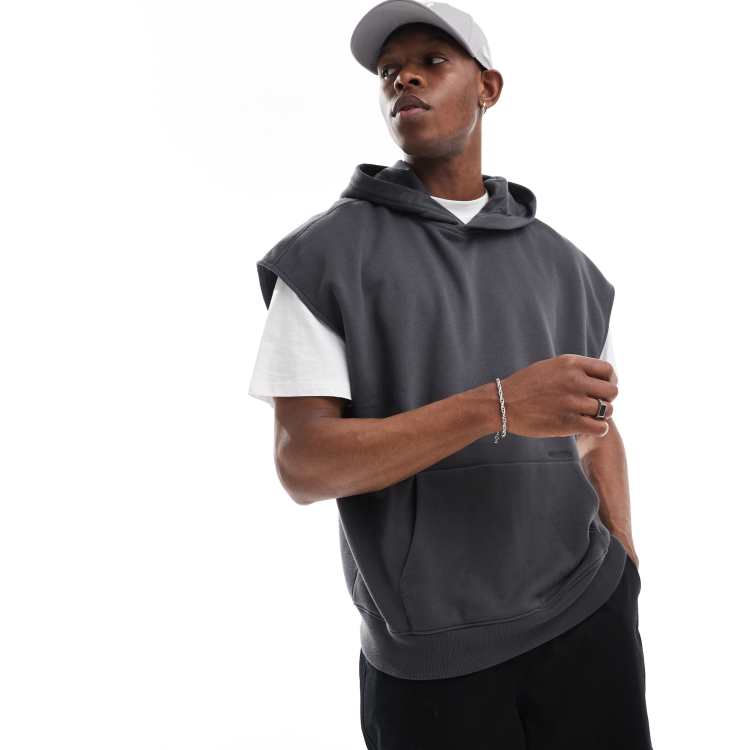 Cut off crewneck sweatshirt hollister top