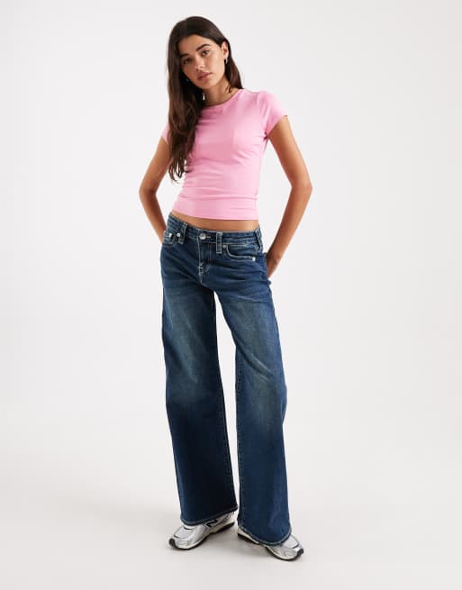 Hollister seamless baby tee in bubblegum pink, 4 of 4