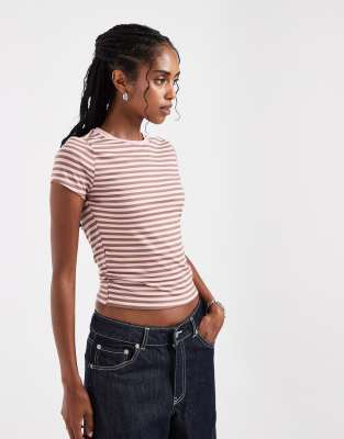 Hollister Seamless V Front Button Up T-shirt In Multi