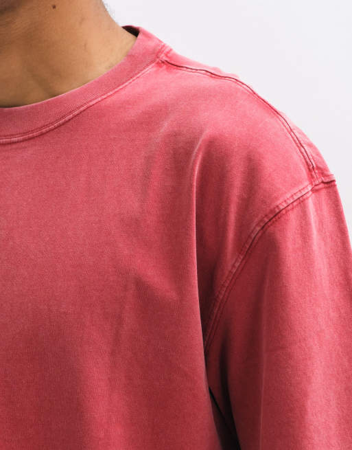 Hollister set van 5 boxy zware T-shirts, 3 van 5