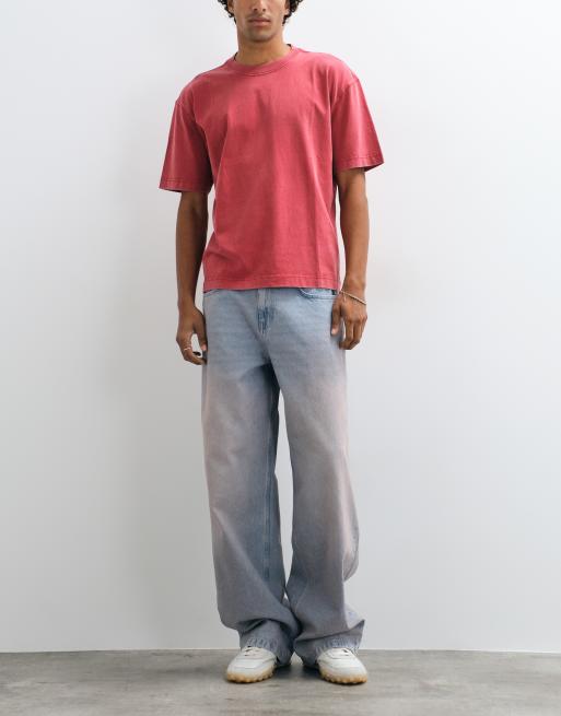 Hollister set van 5 boxy zware T-shirts, 4 van 5