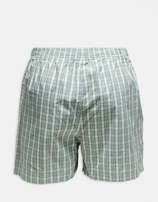 Hollister - Set van 5 geruite boxershorts in multi, 3 van 3