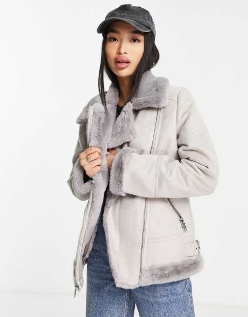 Hollister gray jacket best sale