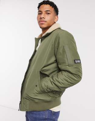 olive aviator jacket