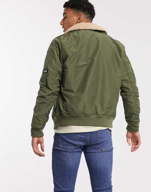 Aviator jacket green clearance