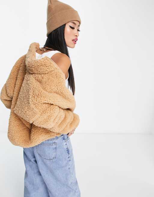 Hollister sherpa pullover deals