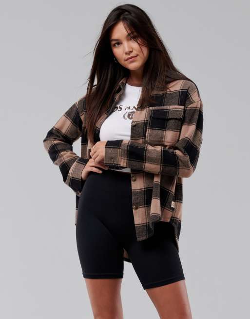 Hollister plaid shirts womens sale