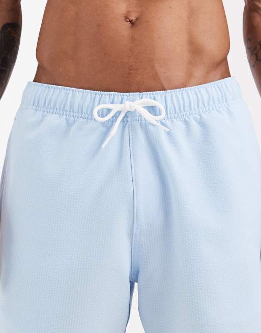 Hollister - Short de bain en crépon - Bleu, 4 de 5