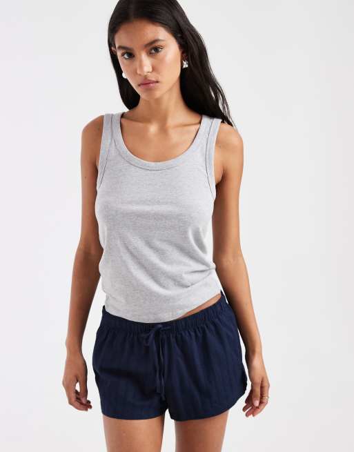 Hollister - Short de pyjama court style caleçon - Bleu marine