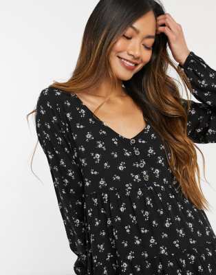 hollister black dress