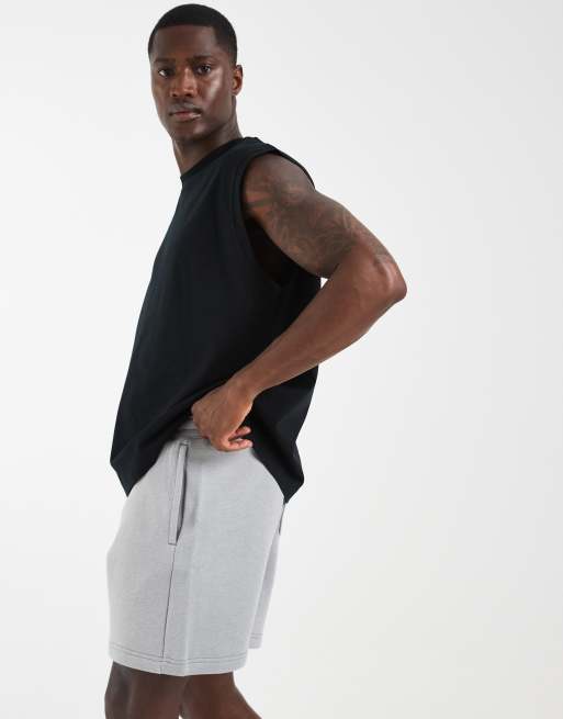 Hollister - Short en jersey à petit motif - Gris chiné, 2 de 5