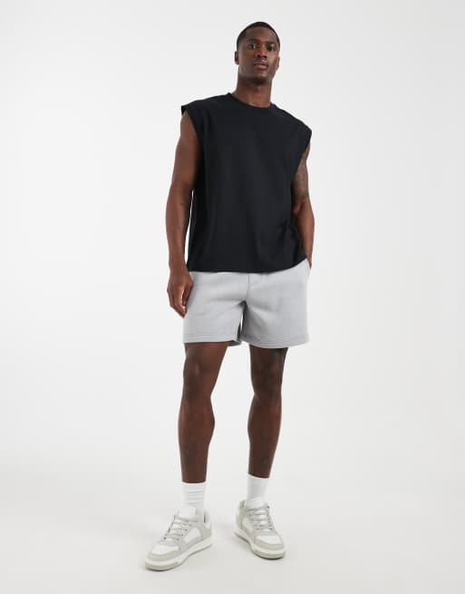 Hollister - Short en jersey à petit motif - Gris chiné, 3 de 5