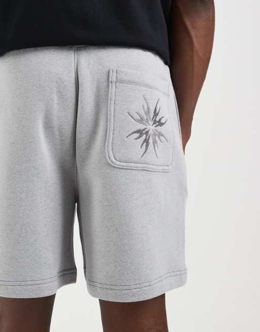Hollister - Short en jersey à petit motif - Gris chiné, 5 de 5