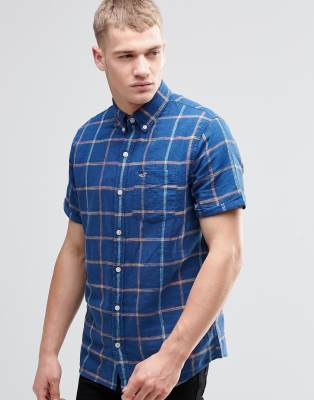 hollister linen shirt