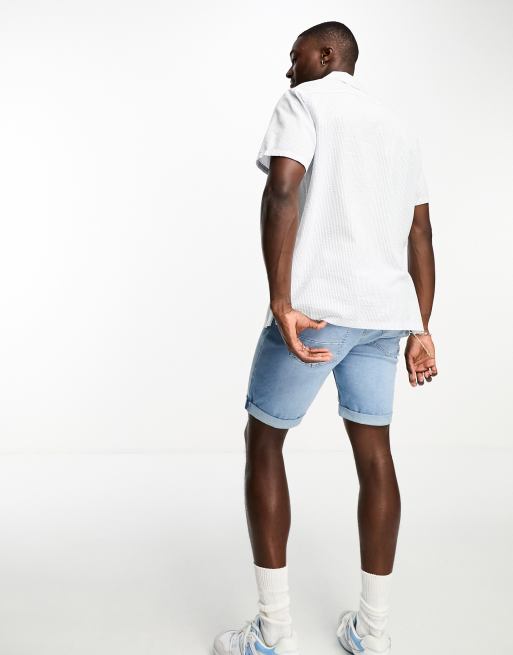 Hollister white collar shirt new arrivals