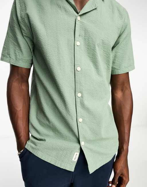 Hollister Short-Sleeve Striped Button-Through Shirt