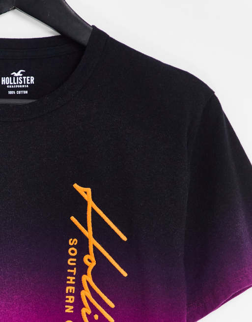 Hollister dip dye t shirt clearance