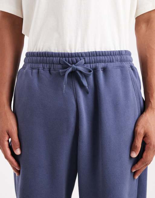 Hollister skater baggy joggers in navy, 5 of 5