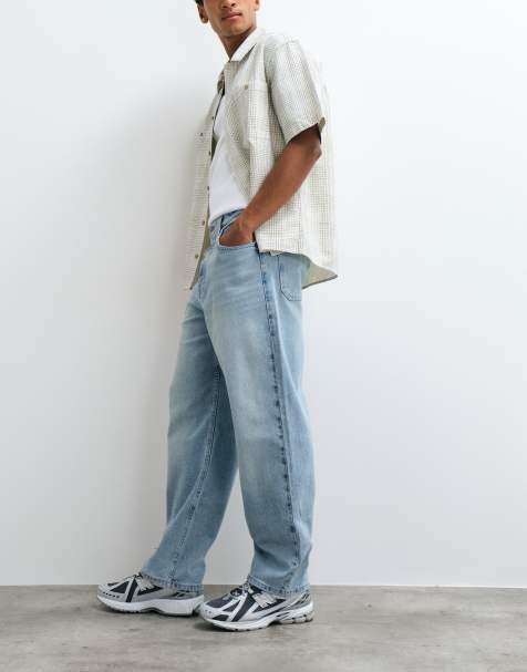 Hollister Skater-Fit-Jeans in Hellblau - view 1