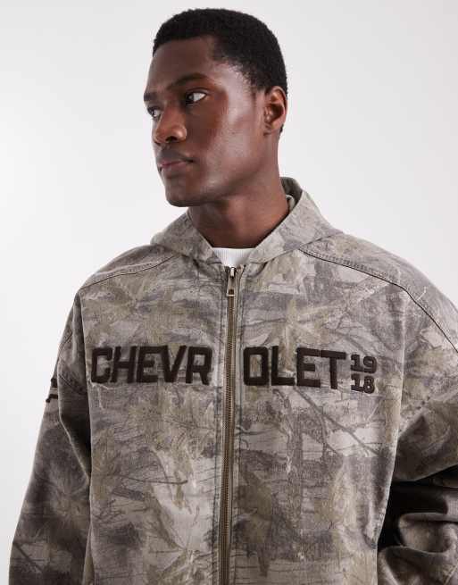 Hollister - Skater jack met capuchon en rits in camouflageprint, 5 van 5