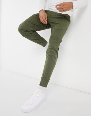 hollister green joggers