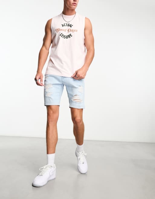 Hollister men's denim shorts outlet