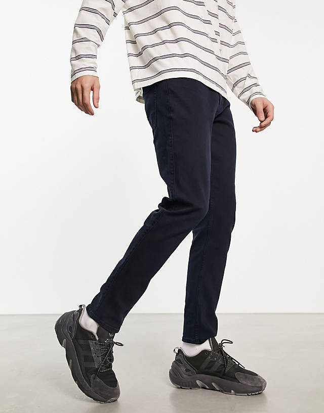 Hollister - skinny fit jeans in blue/black