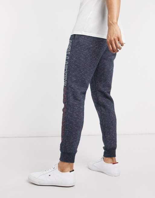 Hollister skinny fit printed logo jogging bottoms ASOS