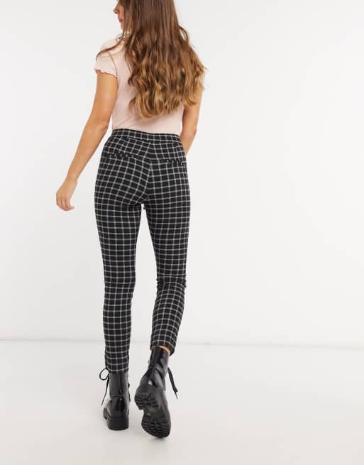 Hollister checkered leggings top