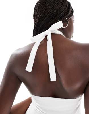Shop Hollister Skinny Straps Halterneck Top