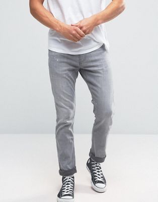 Hollister Skinny Stretch Jeans Gray 