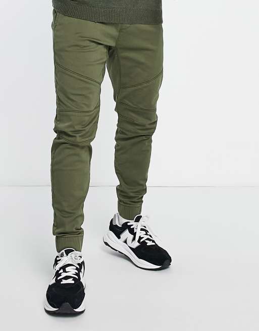 Hollister Slim Fit Cuffed Jogger Burnout in Navy