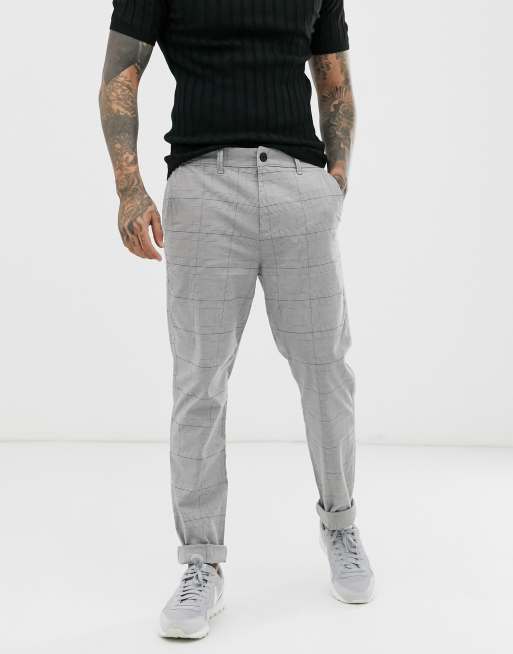 Pantalon a carreau hollister clearance