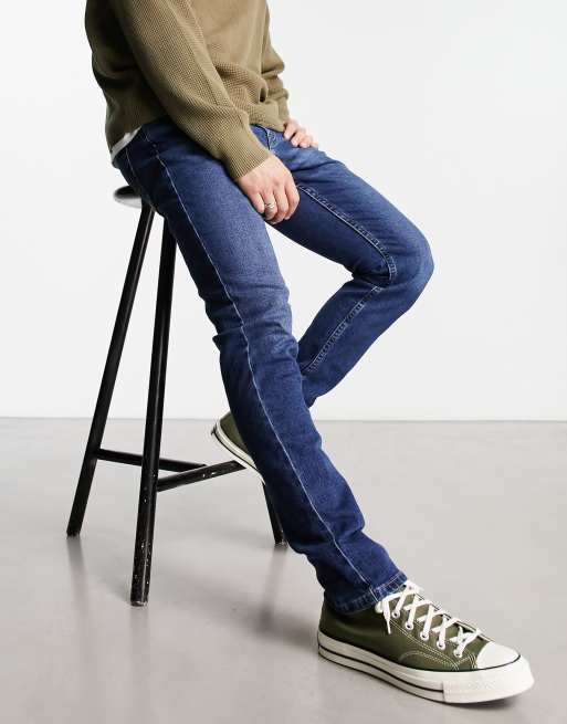 Distressed hollister jeans top
