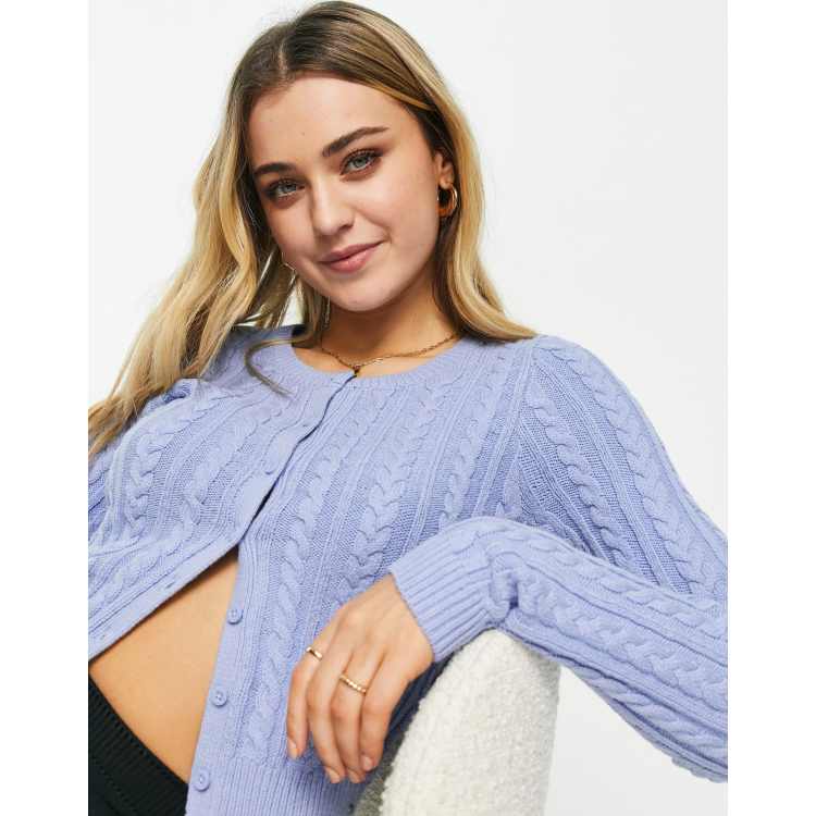 Hollister cropped best sale cardigan