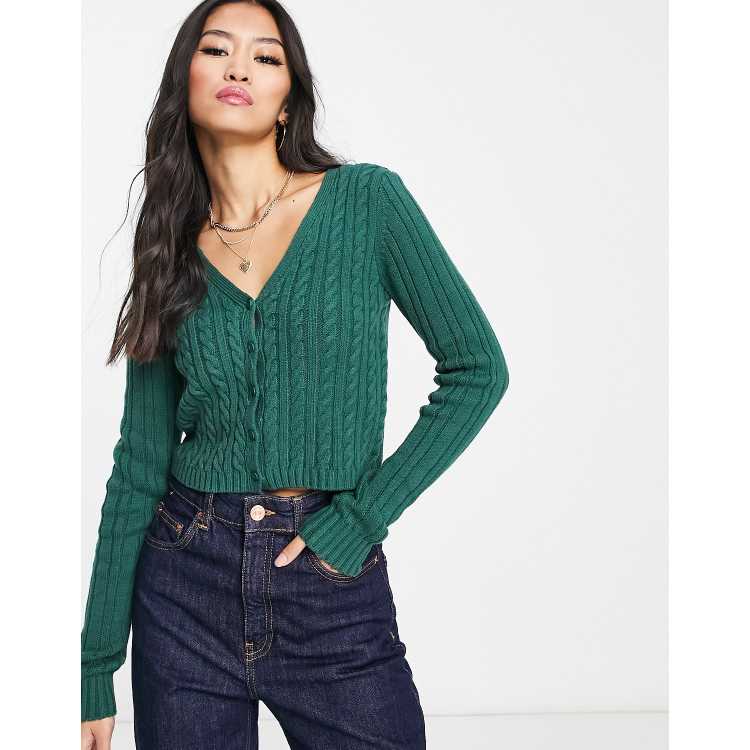 Hollister store cropped sweater